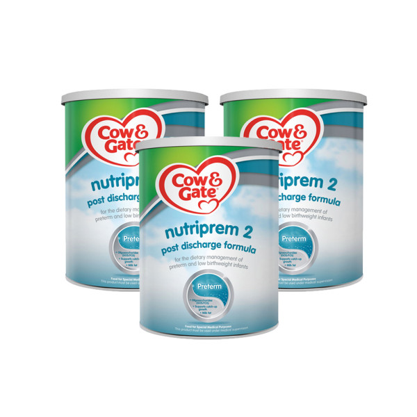Cow & Gate Nutriprem 2 Post Discharge Formula Triple Pack