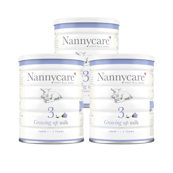 Nannycare 3 Goat Milk Based Growing Up Milk From 1-3 Years Triple Pack
