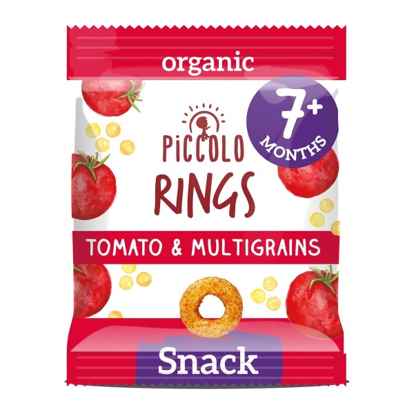 Piccolo Organic Tomato Multigrain Ring Puffs