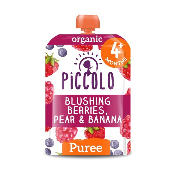 Piccolo Organic Blushing Berries Pear & Banana
